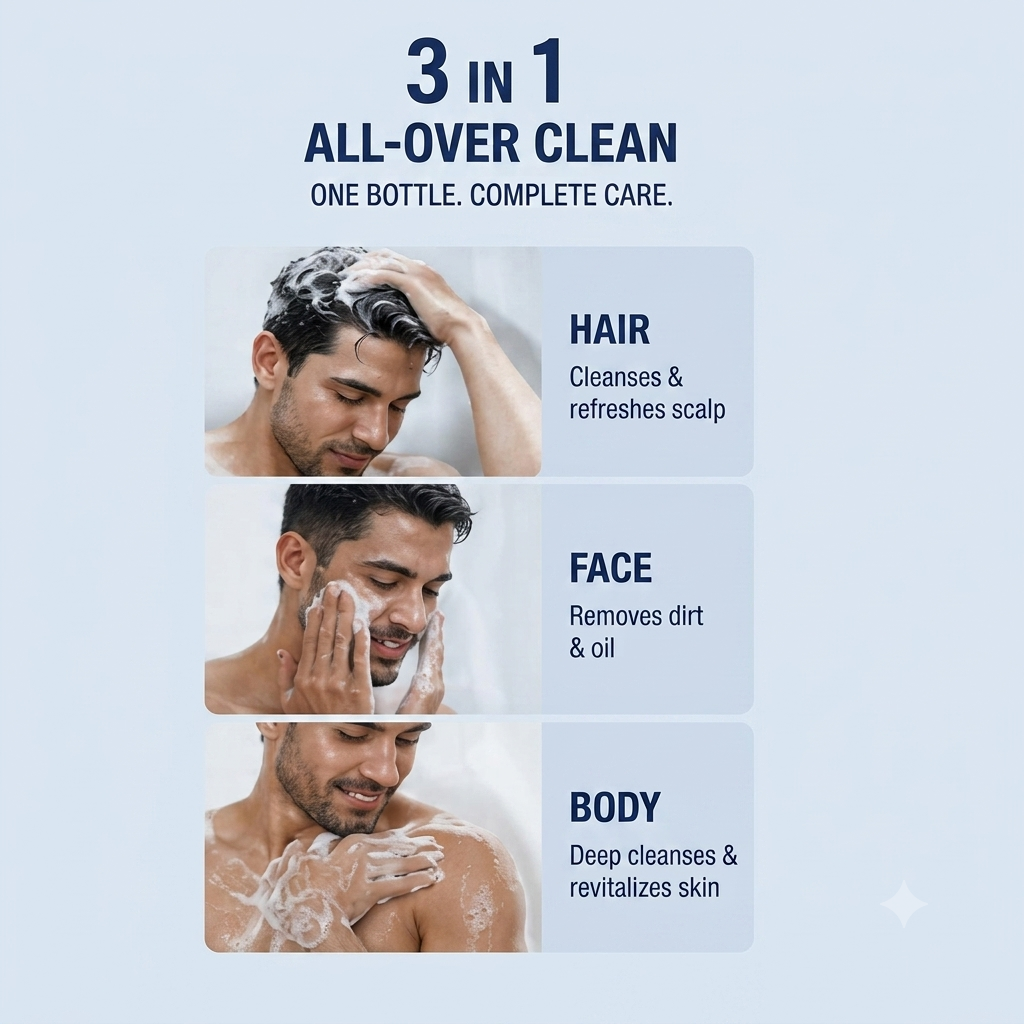 proman refreshing 3 in 1 body wash
