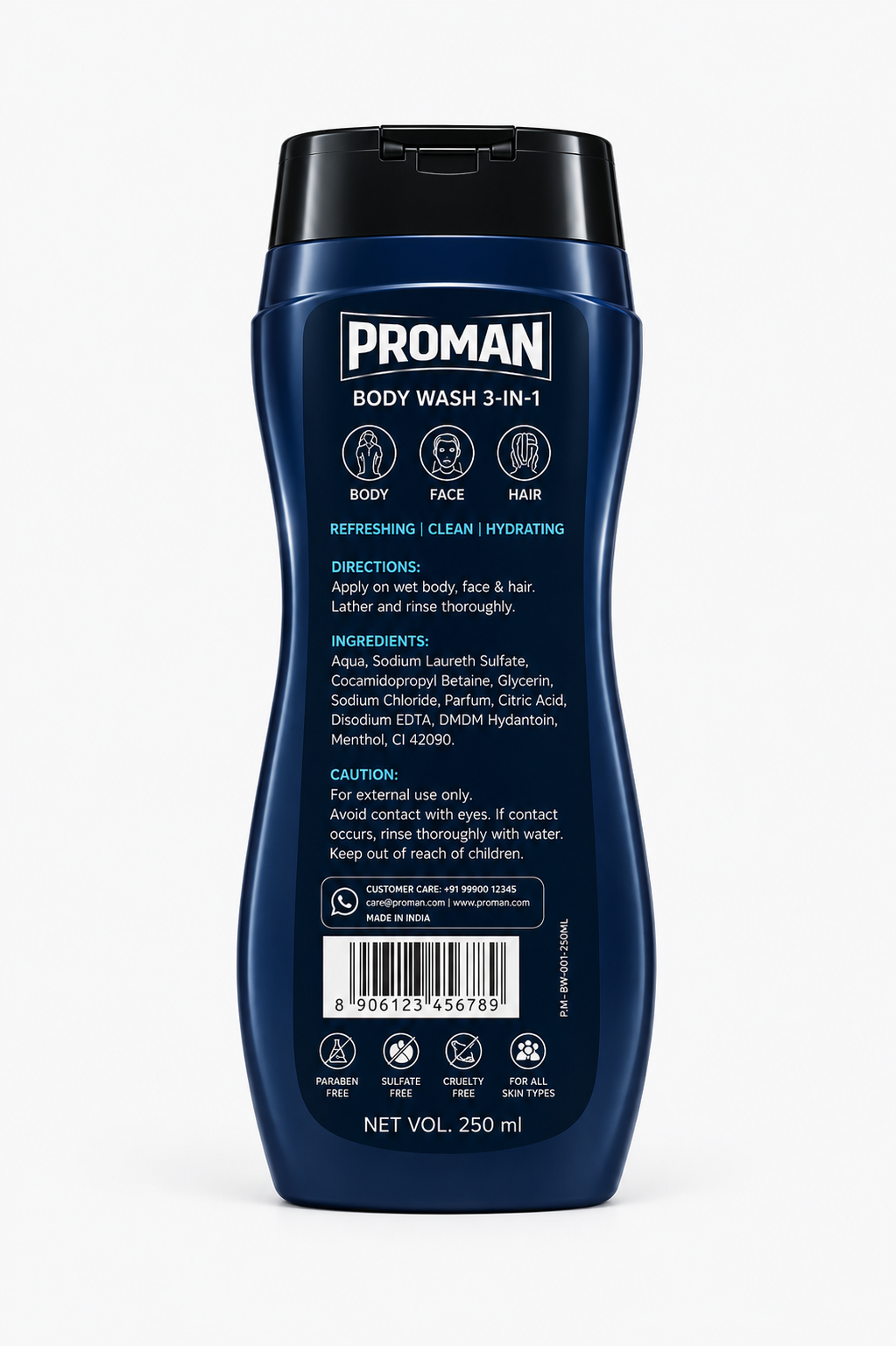 proman refreshing 3 in 1 body wash proman refreshing 3 in 1 body wash