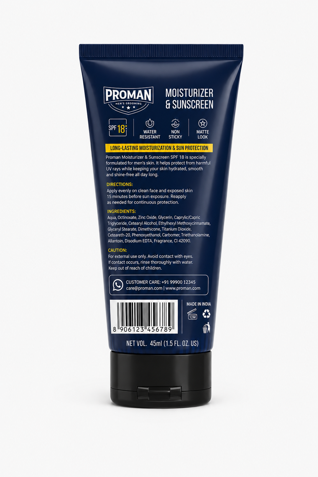 proman moisturizer & sunscreen spf 18+ proman moisturizer & sunscreen spf 18+